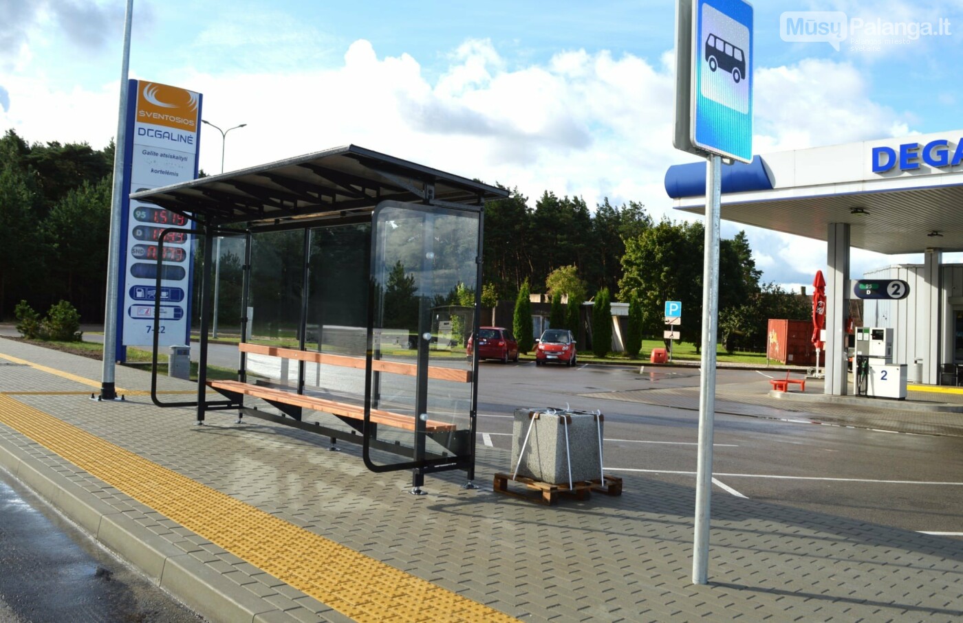 Elijos gatvėje įrengta moderni autobusų stotelė, nuotrauka-2