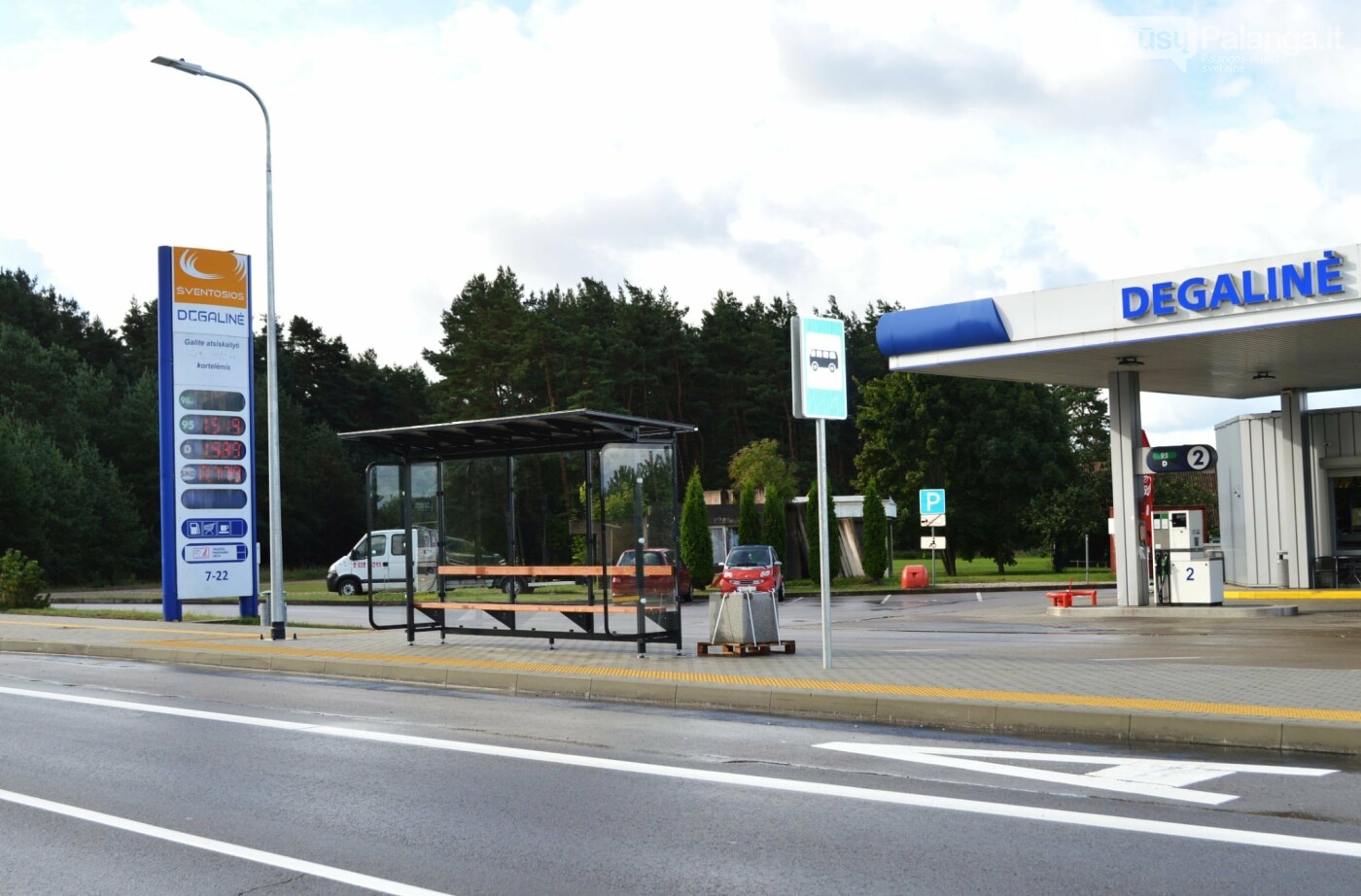 Elijos gatvėje įrengta moderni autobusų stotelė, nuotrauka-1