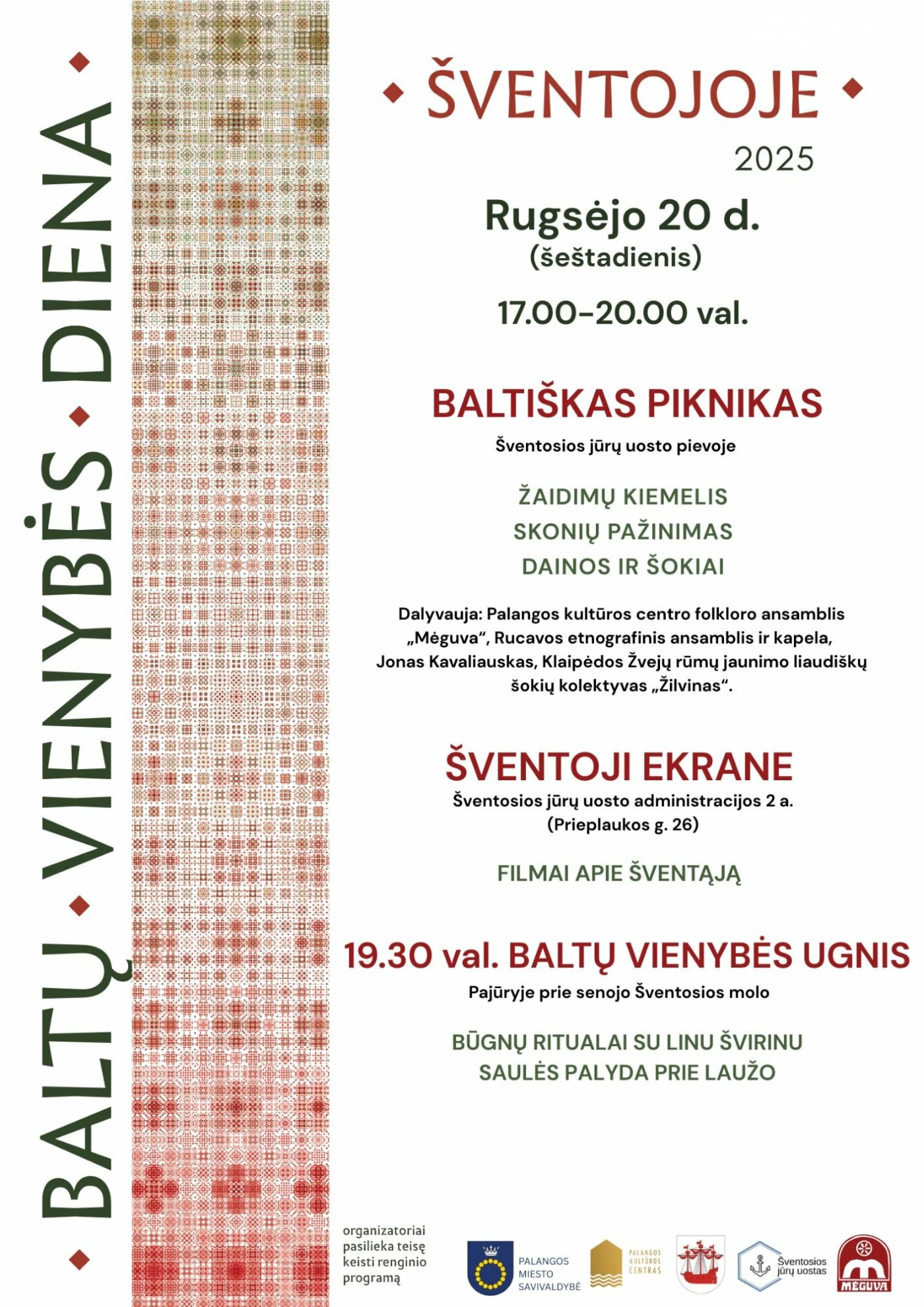 Baltų vienybės diena Šventojoje: draugai iš Latvijos, tradicijos ir ugnies šviesa, nuotrauka-1