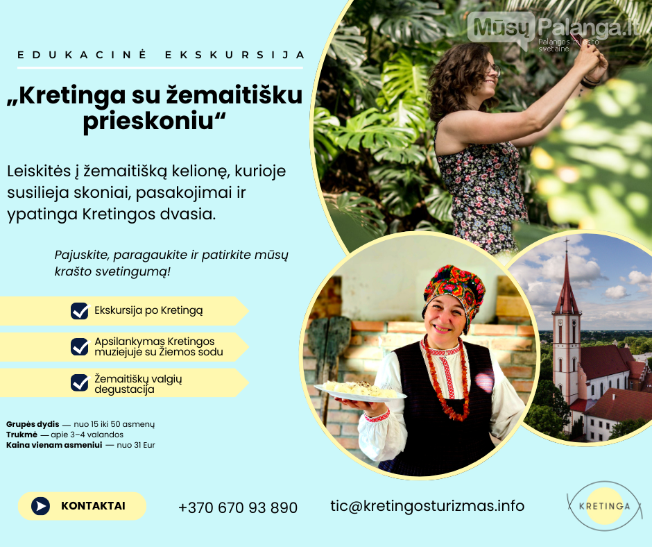 Nauja patirtis kolektyvams: ekskursija po Kretingą ir žemaitiškos vaišės, nuotrauka-1
