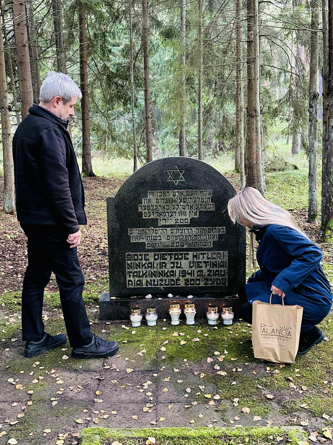  Prisimintos tragiškos Palangos žydų – moterų, vaikų ir pagyvenusiųjų – žudynės  Kunigiškių miške, nuotrauka-4