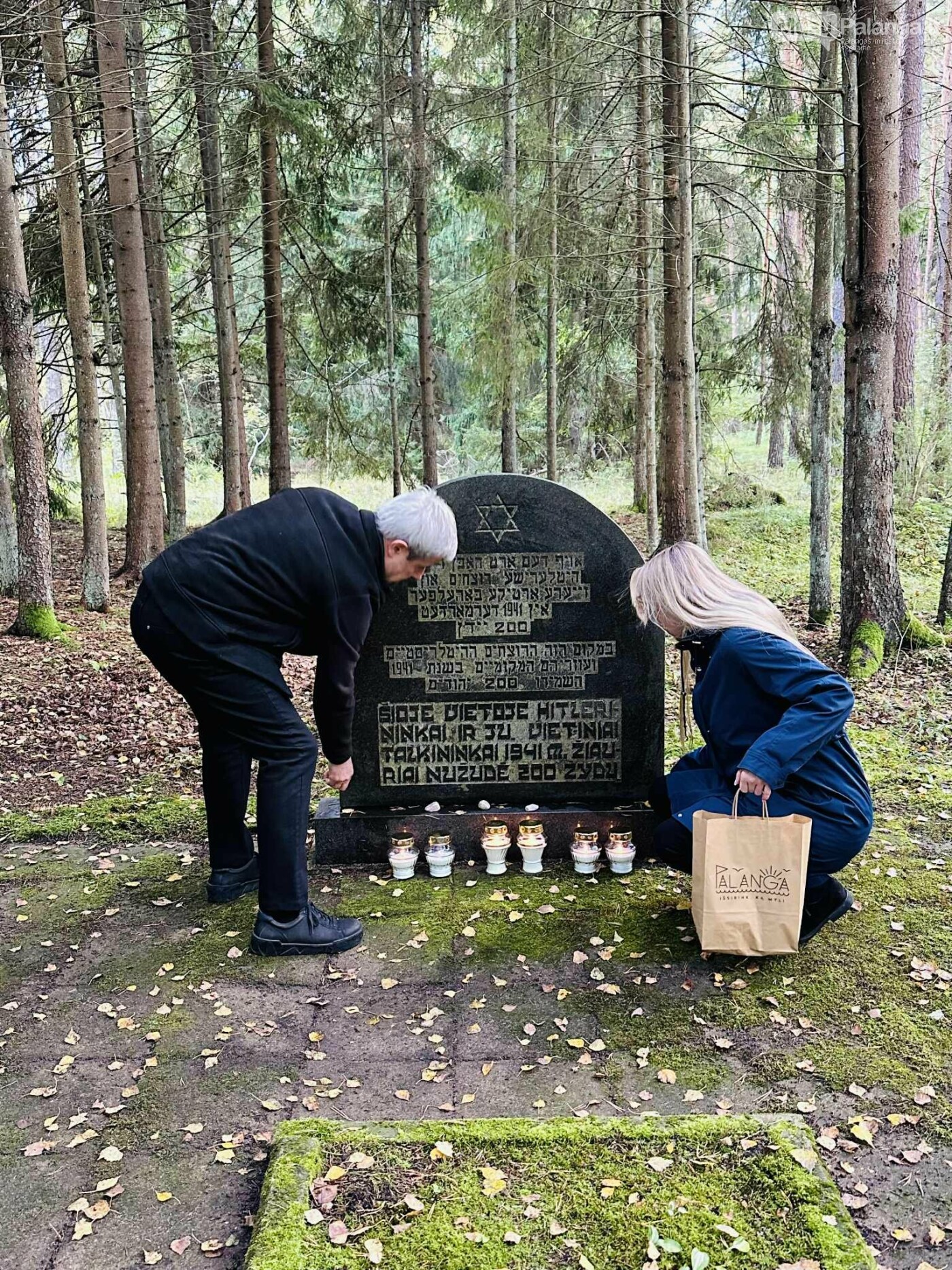  Prisimintos tragiškos Palangos žydų – moterų, vaikų ir pagyvenusiųjų – žudynės  Kunigiškių miške, nuotrauka-5
