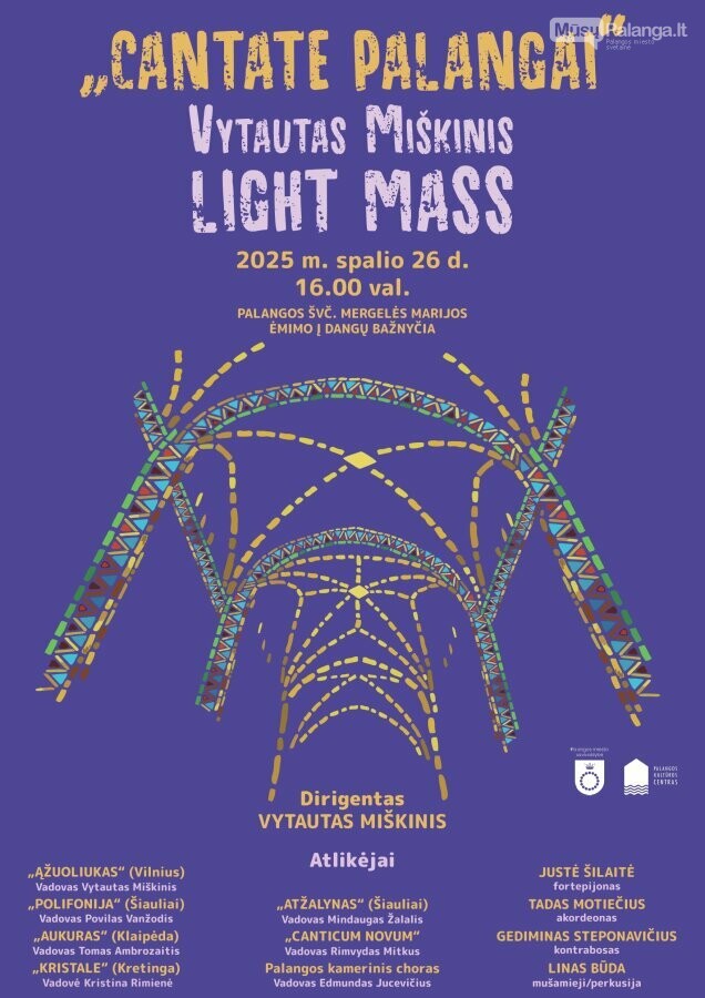 Vytauto Miškinio „Light Mass“ iš pasaulio scenų – į Palangos bažnyčią, nuotrauka-4