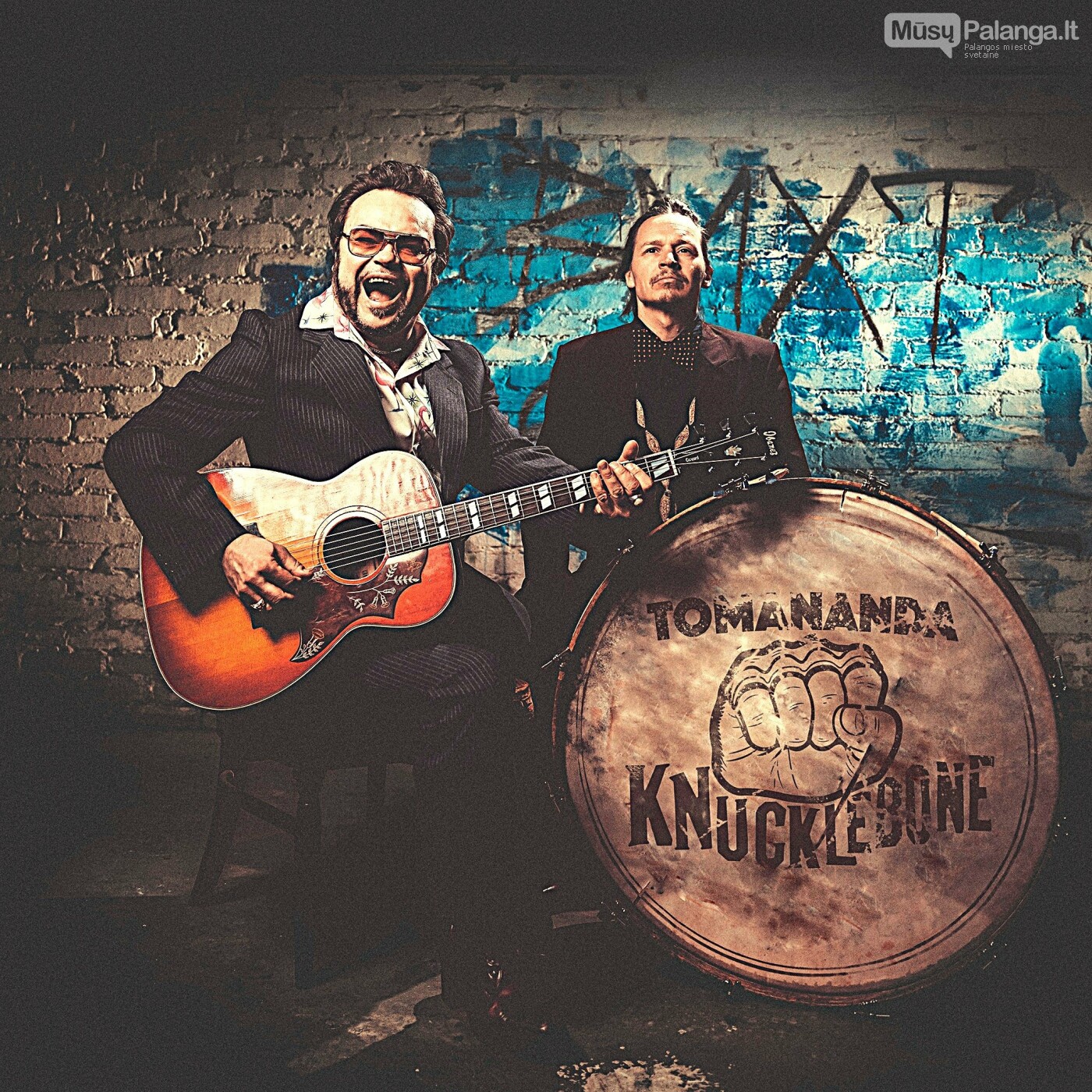 Įspūdingas bliuzo ir rokenrolo grupės „Knucklebone & Votkin Duo” koncertas Malūno lofte, nuotrauka-2