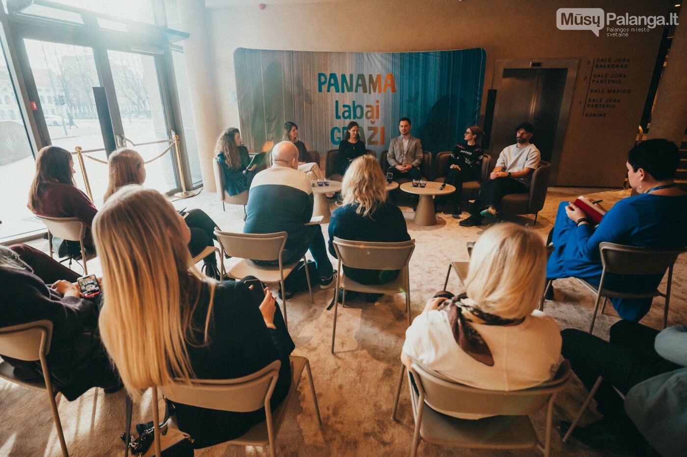 „Panama labai graži“ spaudos konferencija. Eglės Sabaliauskaitės nuotr.