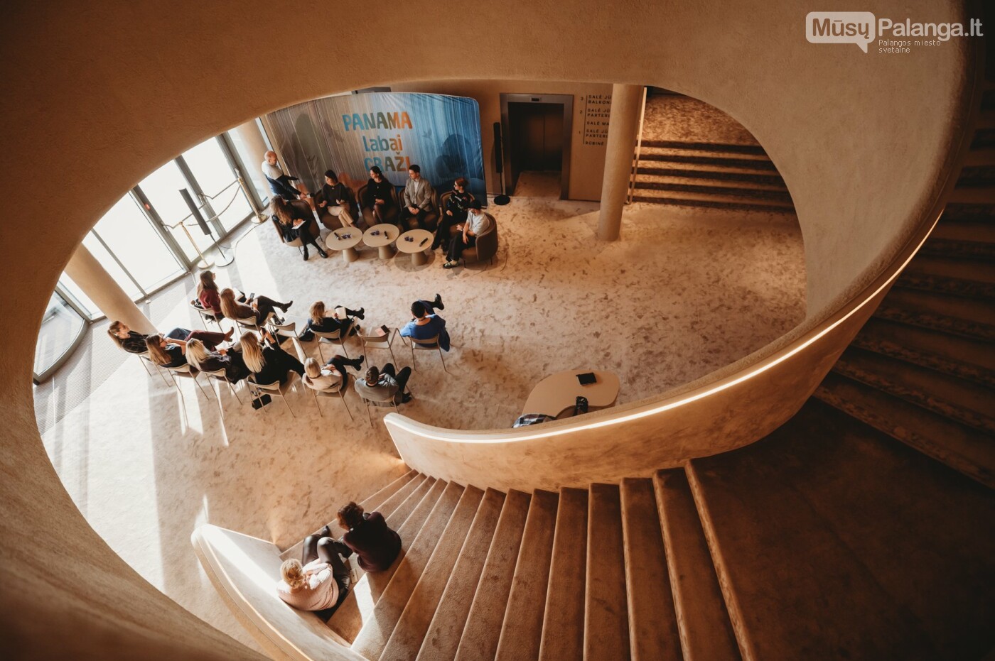 „Panama labai graži“ spaudos konferencija. Eglės Sabaliauskaitės nuotr.