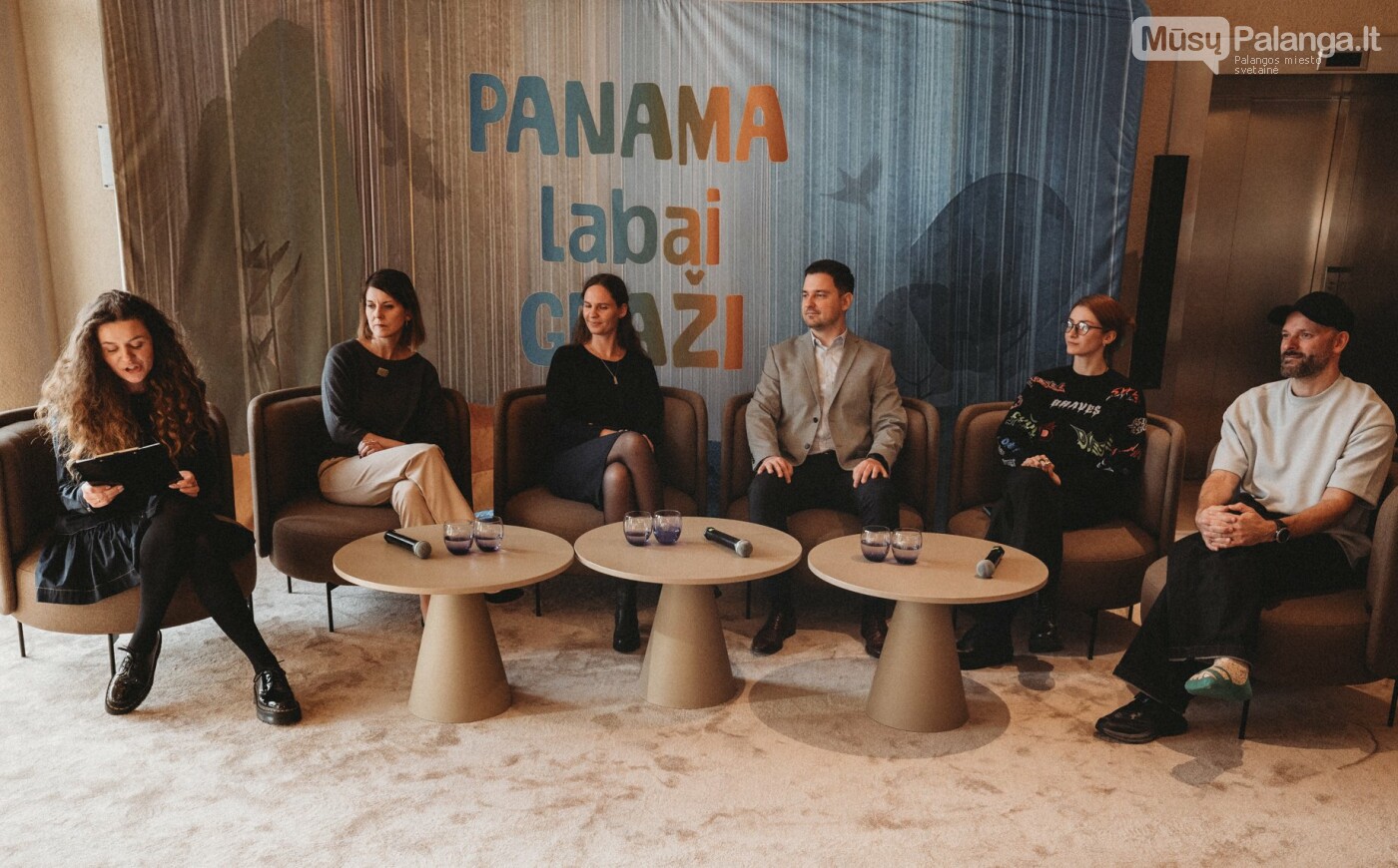 „Panama labai graži“ spaudos konferencija. Eglės Sabaliauskaitės nuotr.