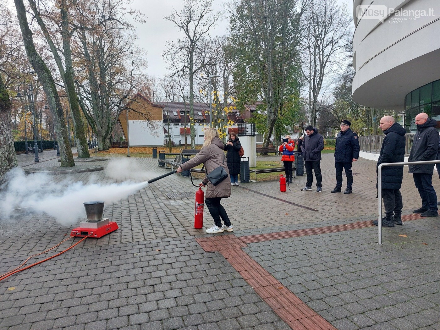 Palangos koncertų salėje – civilinės saugos funkcinės pratybos, nuotrauka-3