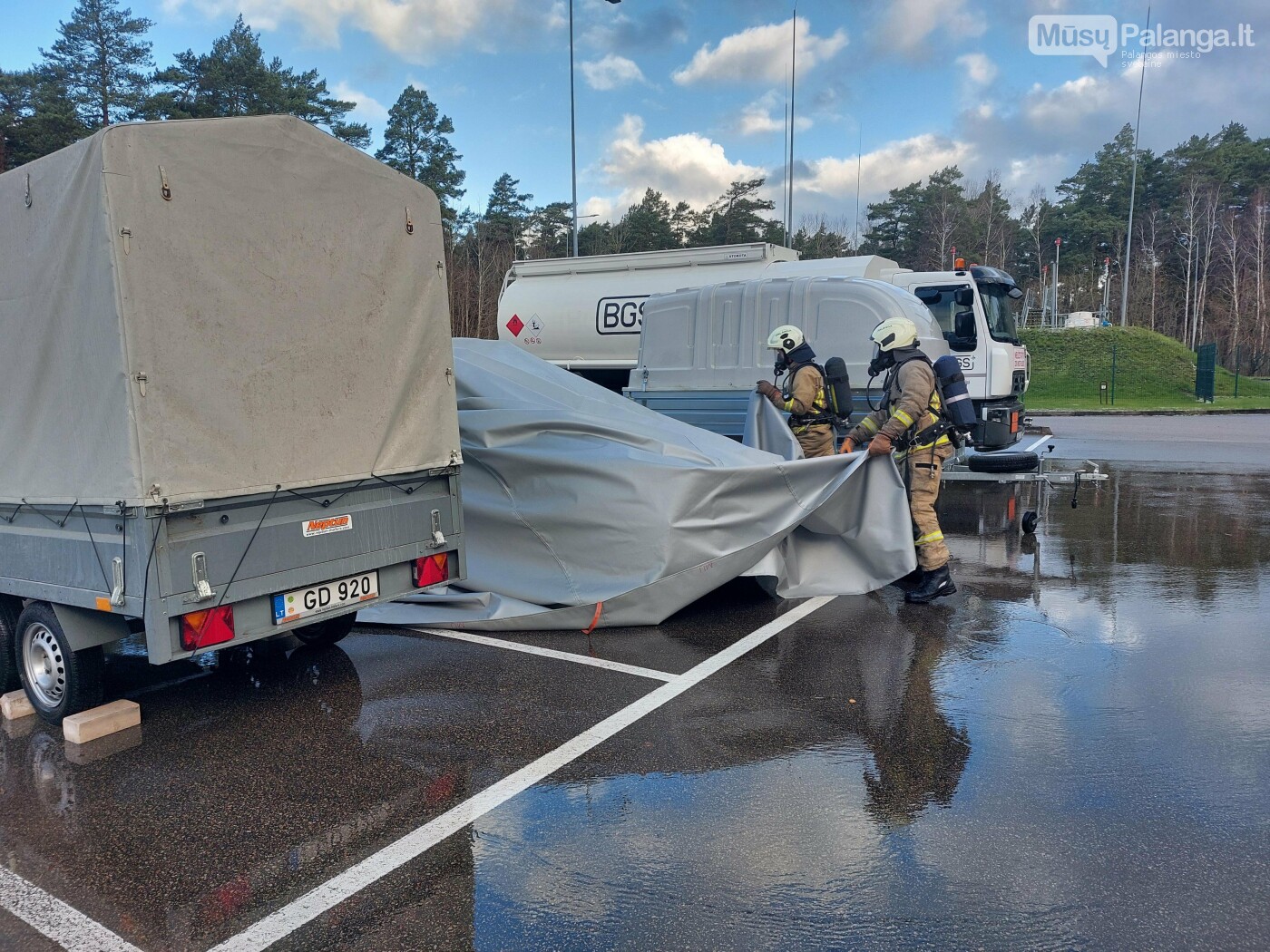 Pratybos Palangos oro uoste: ekstremalios situacijos scenarijus išbandė tarnybų pasirengimą, nuotrauka-5
