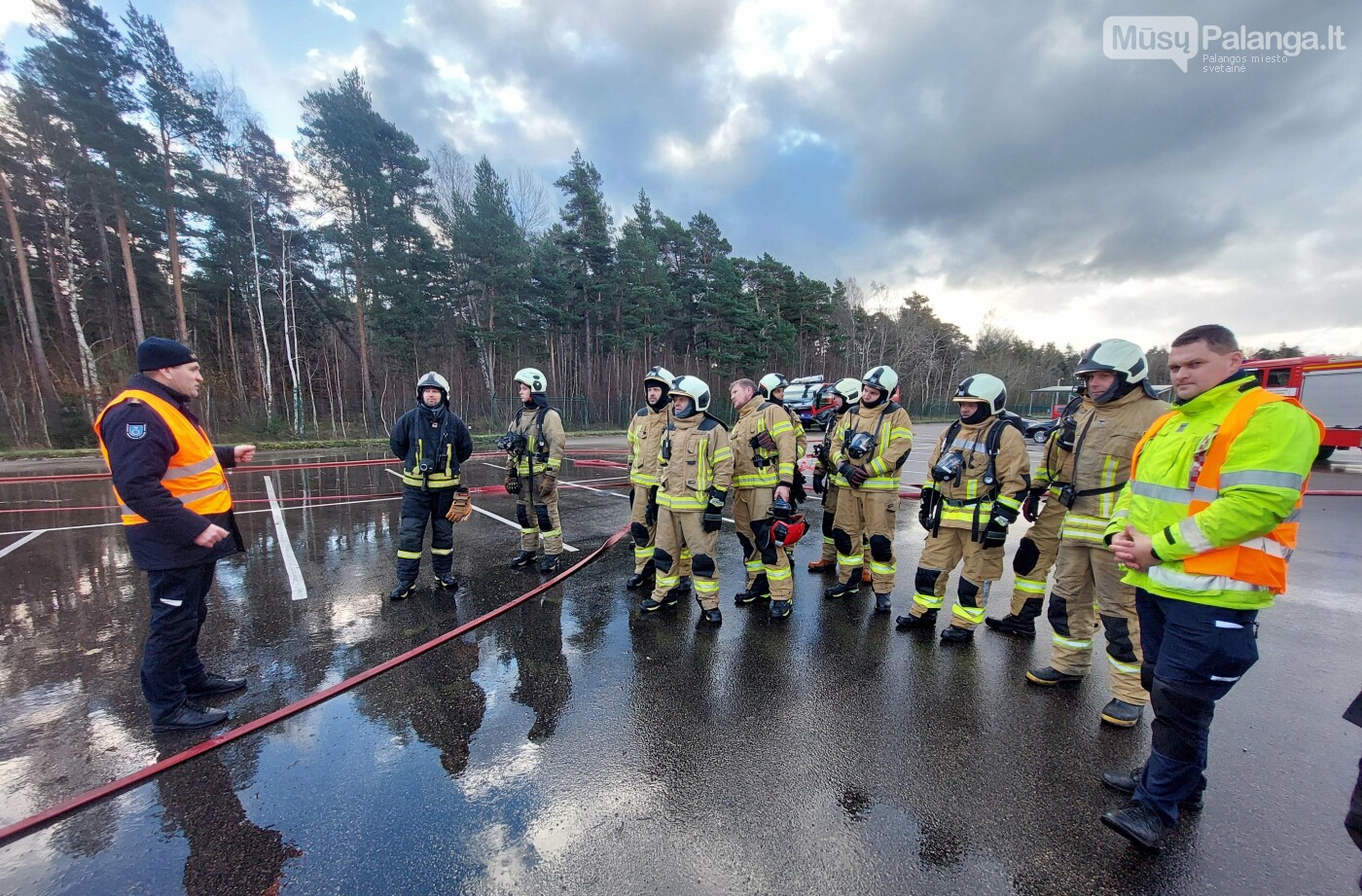 Pratybos Palangos oro uoste: ekstremalios situacijos scenarijus išbandė tarnybų pasirengimą, nuotrauka-6