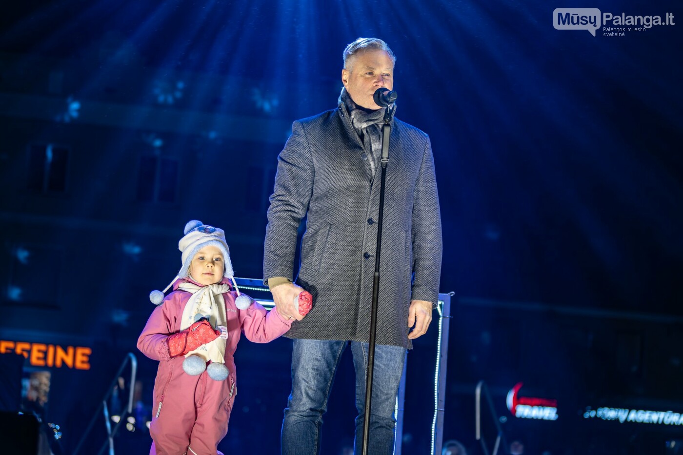 Kretingoje kalėdine šviesa sutvisko užburianti žaliaskarė, nuotrauka-4