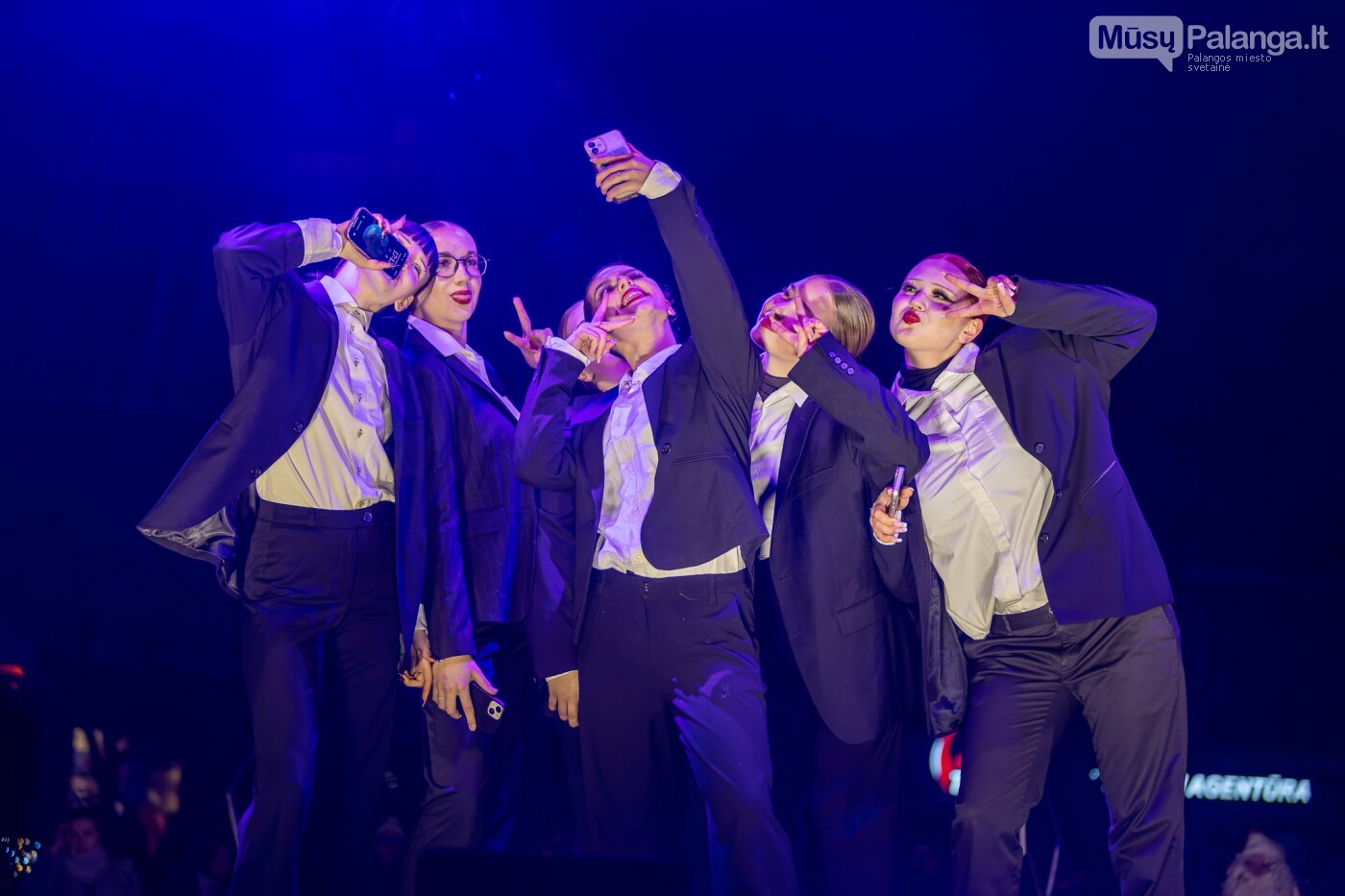 Kretingoje kalėdine šviesa sutvisko užburianti žaliaskarė, nuotrauka-7