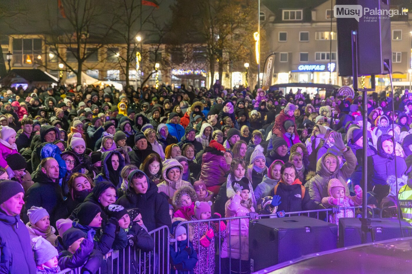 Kretingoje kalėdine šviesa sutvisko užburianti žaliaskarė, nuotrauka-13
