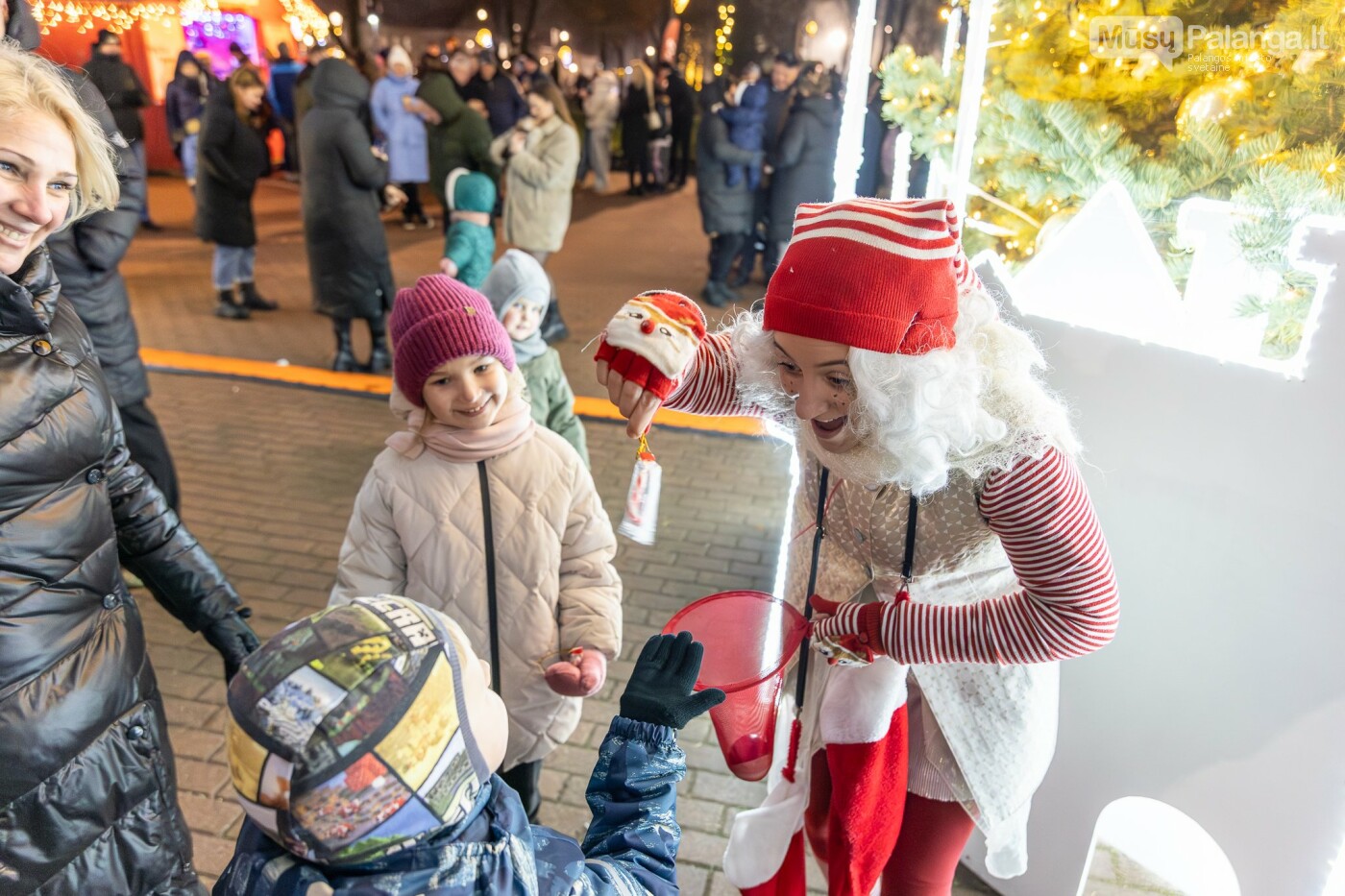 Kretingoje kalėdine šviesa sutvisko užburianti žaliaskarė, nuotrauka-30