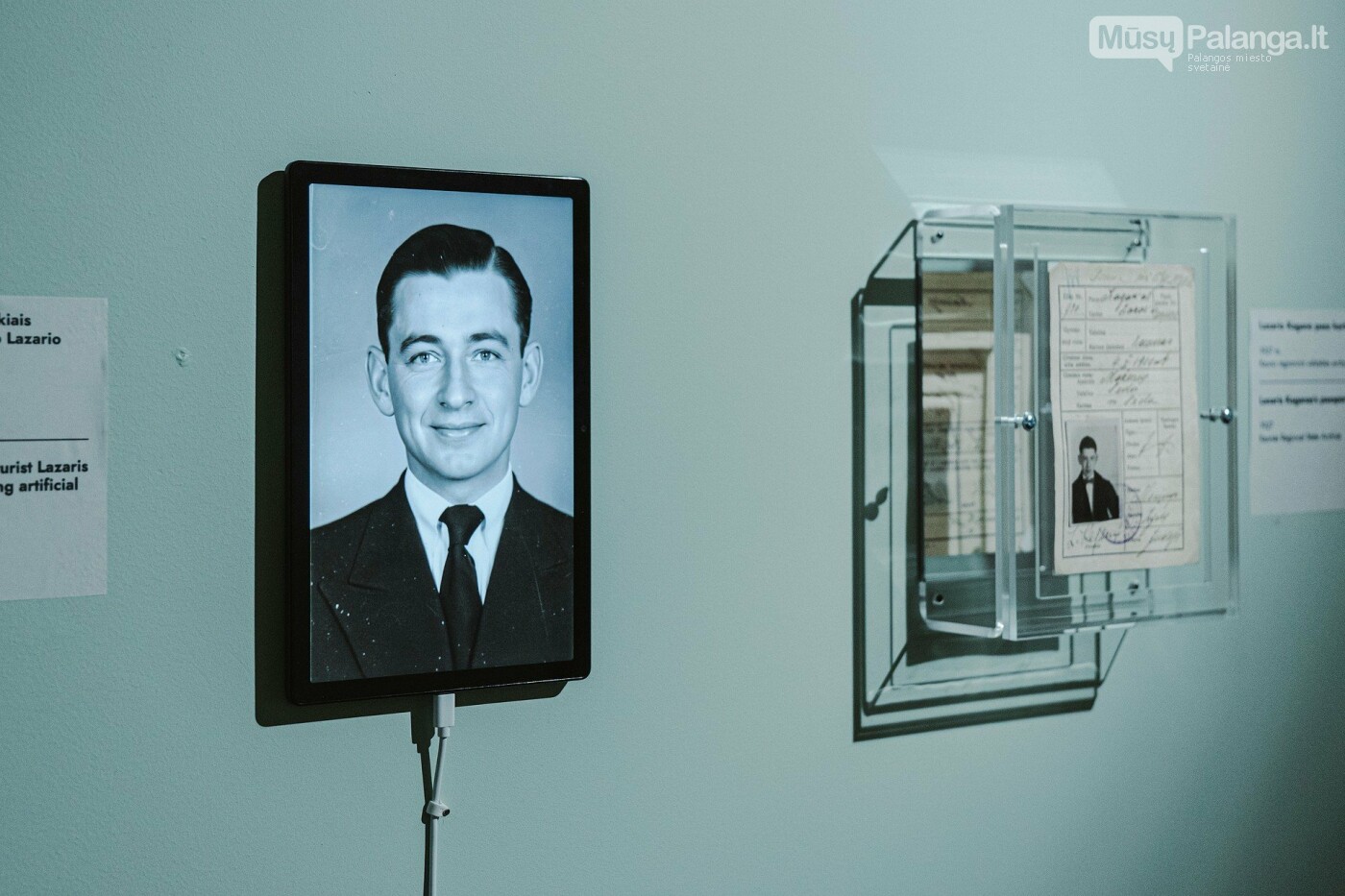 DI įrankiais animuotas Lazario Kagano portretas, aut. Arvydas Repšys. Fot. Inesa Milk