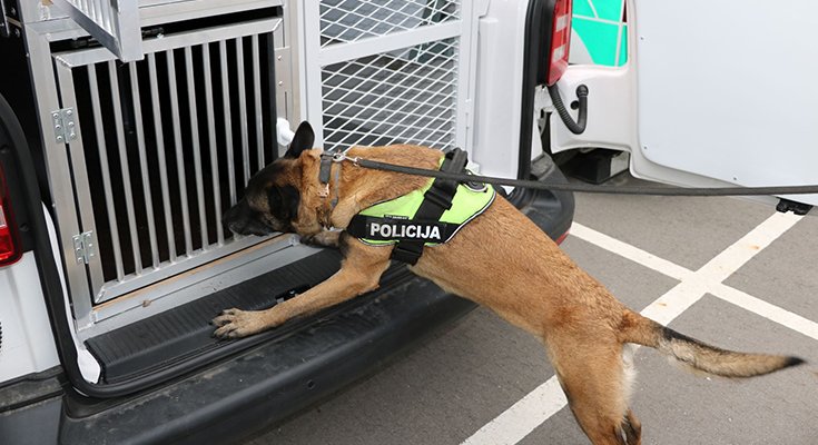 Nauji policijos kinologų automobiliai džiugina ir juos, ir šunis, nuotrauka-3