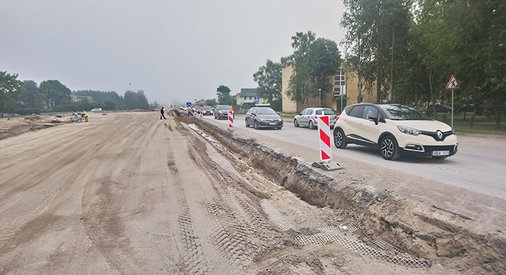 Įvažiavimo į Palangą rekonstrukcija: nakvynė poilsiautojams siūloma šiukšlinoje statybvietėje, nuotrauka-3