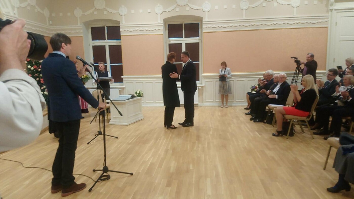 Palangos miesto garbės pilietei Malgožatai Omilanovskai šeštadienį Kurhauze įteiktos regalijos (nuotraukų albumas, vaizdo reportažas), nuotrauka-26