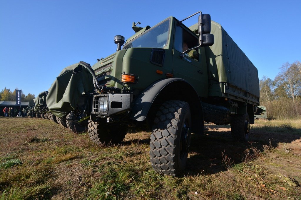 Lietuvos kariuomenei perduota dar viena partija naujų sunkvežimių „Unimog“ , nuotrauka-2