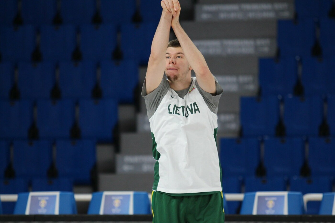 Lietuvos vyrų krepšinio rinktinė surengė vienintelę treniruotę Italijoje, nuotrauka-13