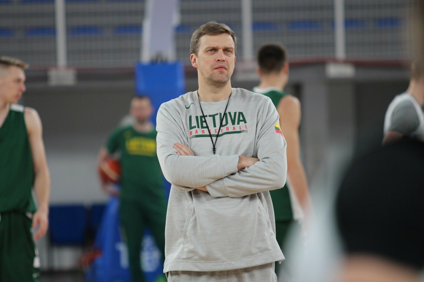 Lietuvos vyrų krepšinio rinktinė surengė vienintelę treniruotę Italijoje, nuotrauka-17