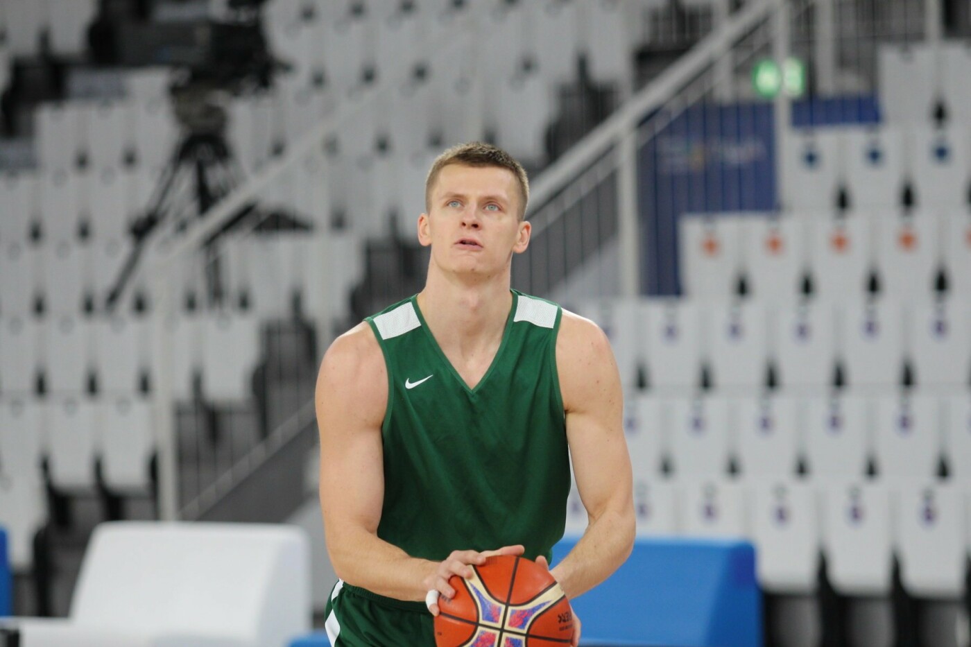 Lietuvos vyrų krepšinio rinktinė surengė vienintelę treniruotę Italijoje, nuotrauka-18