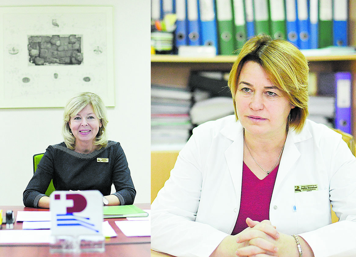 Palangos reabilitacijos ligoninės direktorė Romantė Aleknavičienė (kairėje) ir jos pavaduotoja medicinai Judita Daratienė akcentavo, kad europinės...
