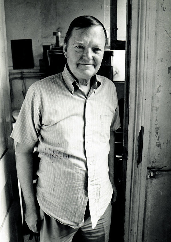 Skulptorius Antanas Mončys. 1987 m., Paryžius. Antano Sutkaus nuotrauka iš muziejaus archyvų.