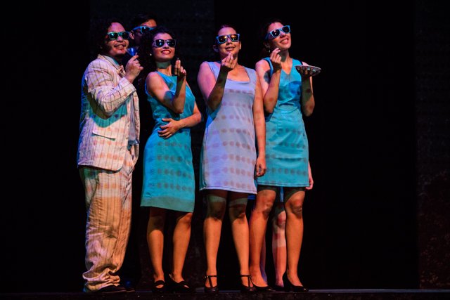 Indra Nielsen  dainavo 2016 m. Karakase dainavo operetėje „Orfėjas ir Euridikė., Asm.albumo nuotr.