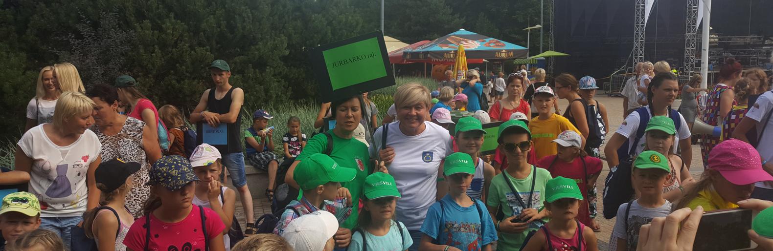 Palangoje šėlsta šimtai vaikų, atvykusių iš visos Lietuvos. V.P." nuotr.