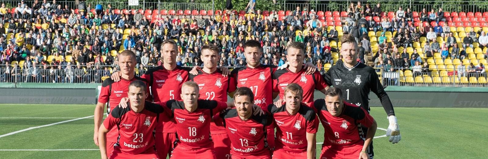 nuotr. Alfredo Pliadžio / Lietuvos futbolo rinktinė