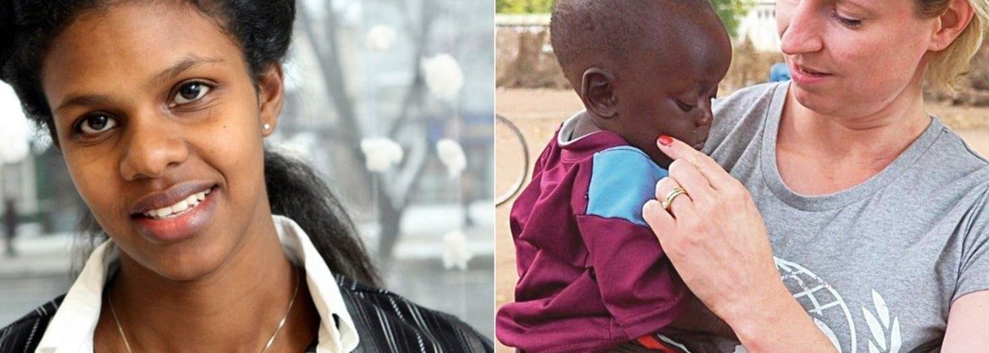 Gelbėtojų nuo bado Afrikoje kelionės bado akis 