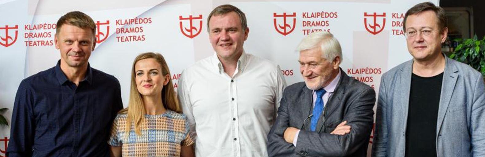 Iš kairės: Rolandas Kazlas, Ineta Baužytė, Tomas Juočys, Jonas Vaitkus, Gintaras Grajauskas. Algirdo Kubaičio nuotrauka