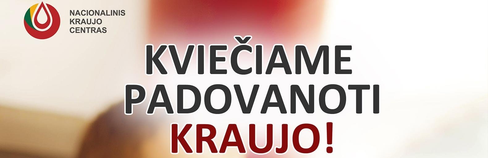 Palangoje vyks kraujo donorystės akcija