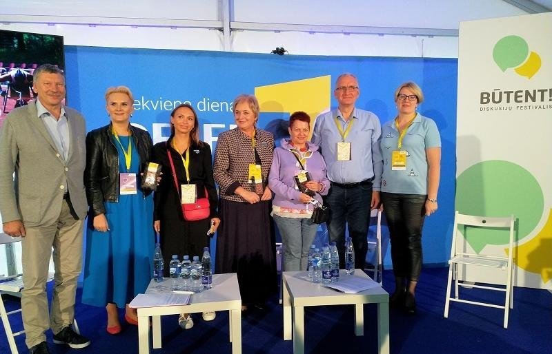 Palangos savivaldybės atstovai diskusijų festivalyje „Būtent!” su kolegomis diskutavo apie kurortų ateitį