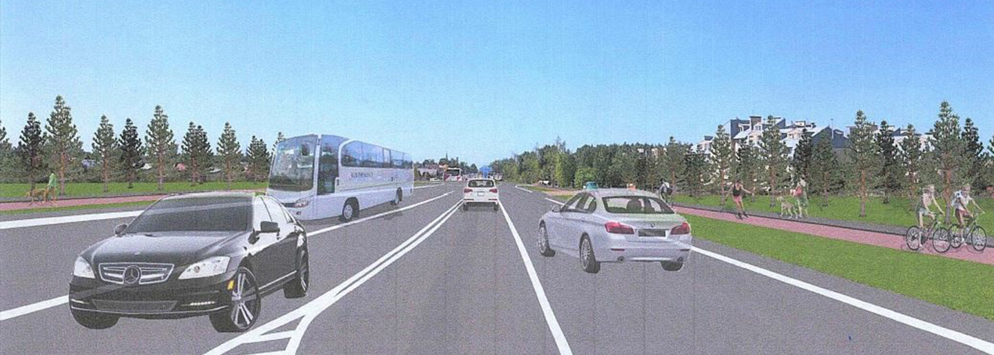 Palanga atvykstančius svečius pasitiks pušynais – Kretingos gatvė netrukus sužaliuos naujais spygliuočiais 