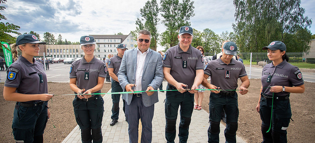 Klaipėdos rajono policijos pareigūnai įsikūrė naujajame pastate