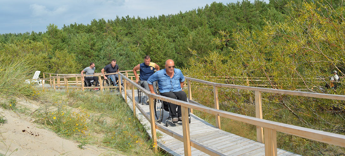 Neįgaliųjų patogumui Monciškėse – takas per kopas ir erdvi apžvalg... Neįgaliųjų patogumui Monciškėse – takas per kopas ir erdvi apžvalgos aikštelė
