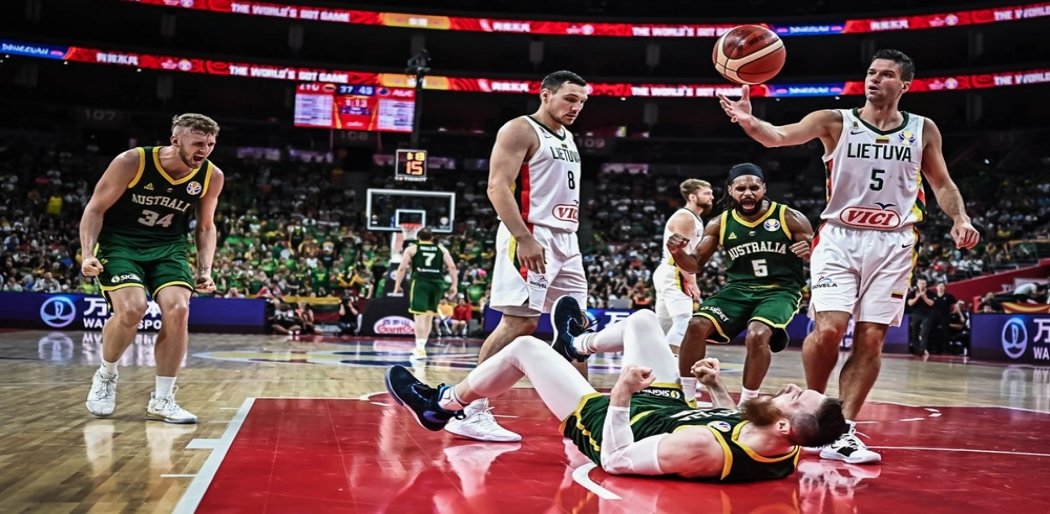 Lietuva pralaimėjo Australijai ir grupėje liko antra
