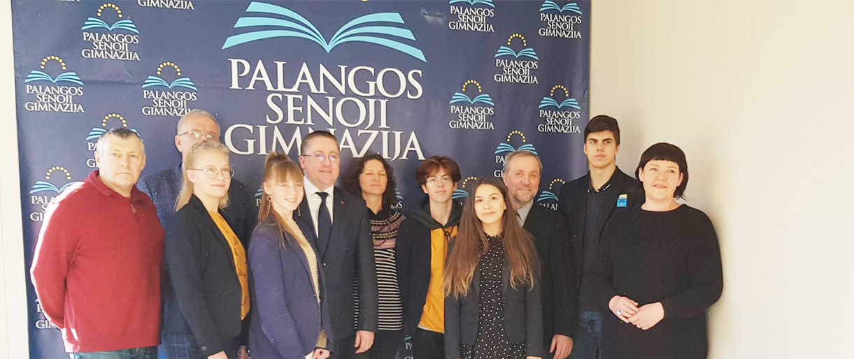 Miesto vadovai susitiko lankėsi Palangos senojoje gimnazijoje