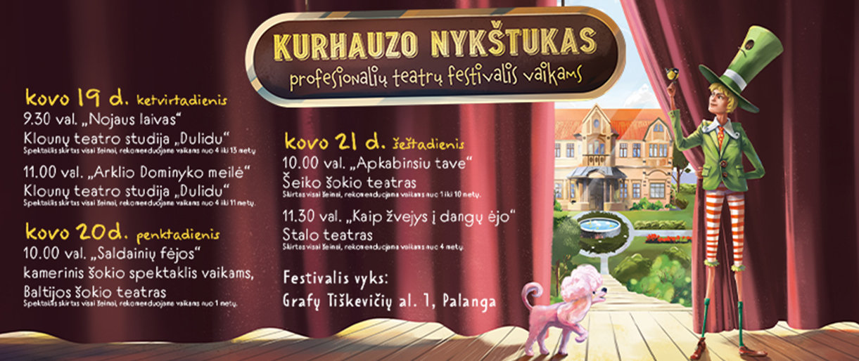 III-asis profesionalių teatrų festivalis vaikams Palangoje "Kurhauzo nykštukas"