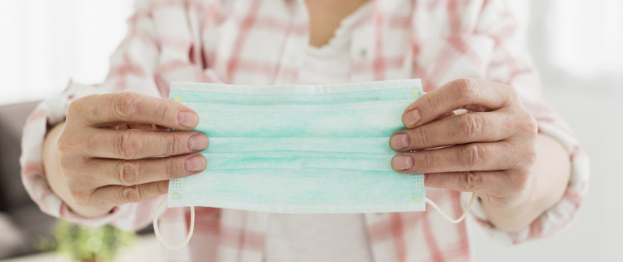 Dengti nosį ir veidą privaloma tik tam tikrose vietose