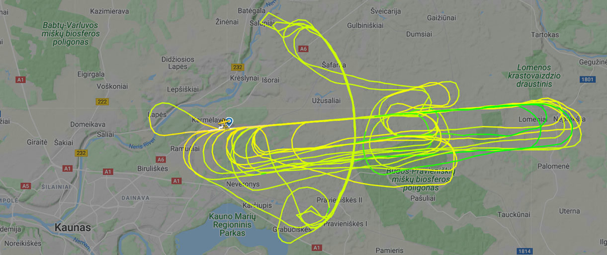 Šiandien virš Palangos bei Klaipėdos pamatę specialų orlaivį – laboratoriją neišsigąskite