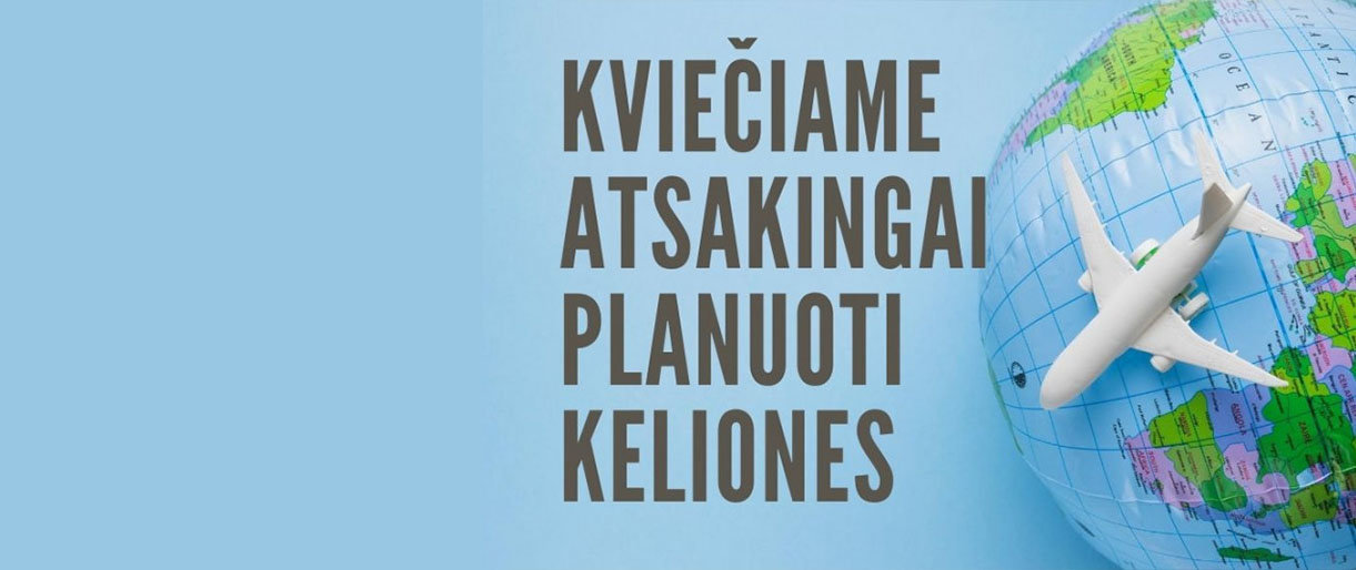 Ministerija perspėja – planuojant keliones gyventojai COVID-19 sergamumo tendencijas raginami stebėti savarankiškai