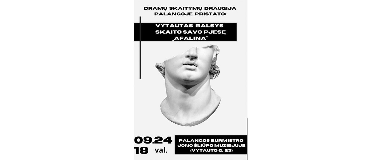 Palangos burmistro Jono Šliūpo muziejus kviečia į susitikimus su kūrėjais