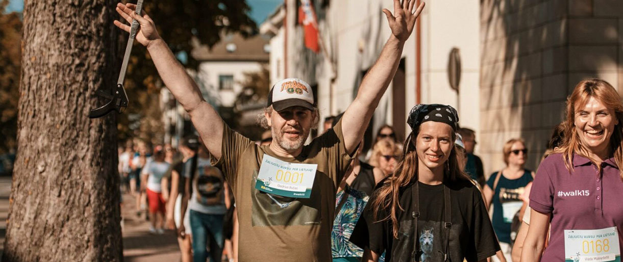 Pažinkite Palangą eidami su #walk15 programėle Pažinkite Palangą eidami su #walk15 programėle