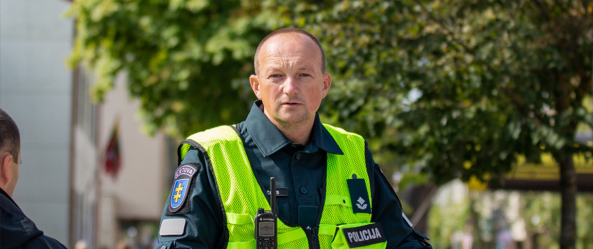 Skuodo rajono policijos komisariatui vadovaus Palangos miesto PK Veiklos skyriaus viršininkas Kęstutis Bončkus