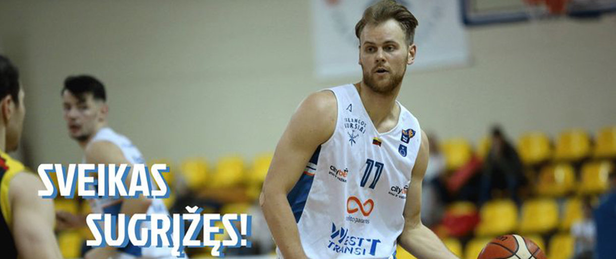 L. Lučinskas grįžta į „Kuršius“, ekipa atsisveikino su dviem žaidėjais