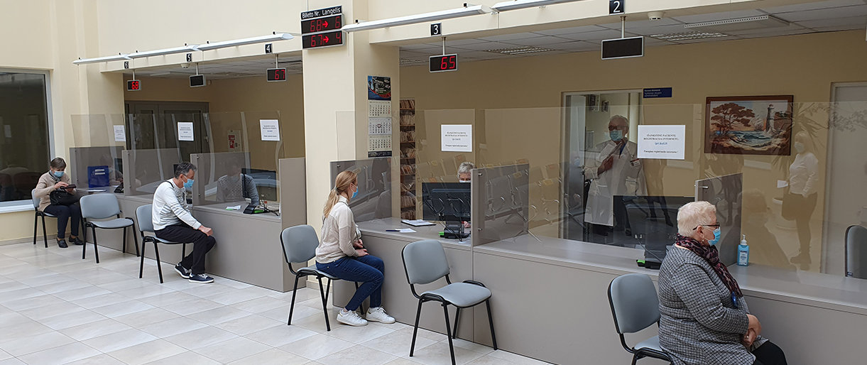 Ligoninėje nenutrūkstamai pilna apimtimi veikia kosnultacinė poliklinika / KUL archyvo nuotr.