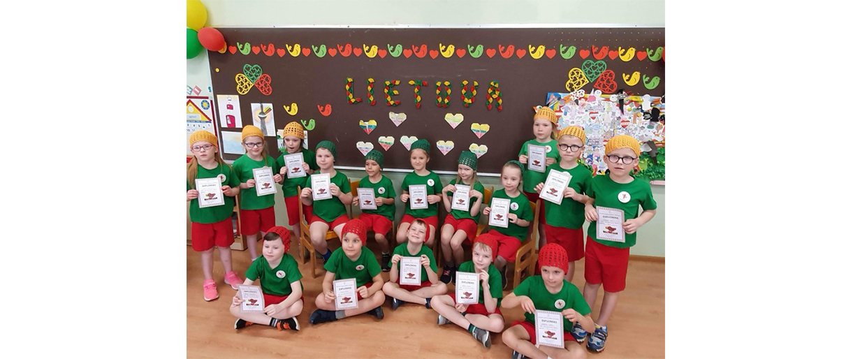 Projektas „Mano delne Lietuva“ lopšely-daržely „Gintarėlis“